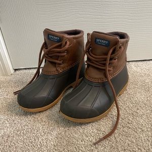 Sperry rain boots toddler size 10